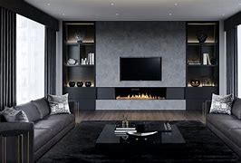 Image result for TV Living Room Dark