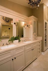 Image result for Bathroom Vanities with Tower Cabinet