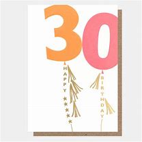 Image result for 30th Birthday Card Ideas