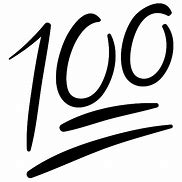 Image result for 100 Sign Emoji