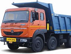 Image result for Tata Tipper with Crane