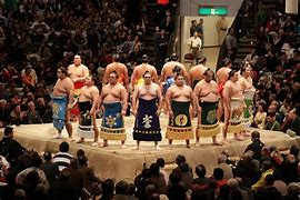 Image result for Japanese Art Sumo Wrestling