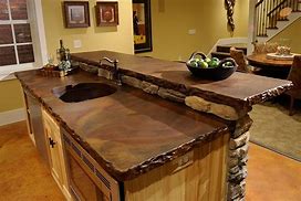 Image result for Stamped Concrete Countertops
