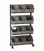 Image result for Shelfless Bin Storage Rack