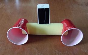 Image result for Homemade Phone Speaker