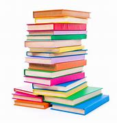 Image result for Stacked Colourful Books