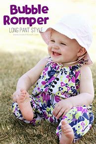 Image result for Baby Sweatshirt Bubble Romper Pattern Free