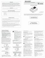 Image result for Sharp XE-A102 Manual PDF