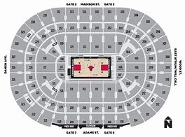 Image result for United Center Seating Chart for Basketball