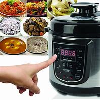 Image result for Pressure Cooker with Rice and Water