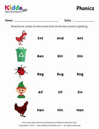 Image result for Phonics Worksheets Grade 1 PDF