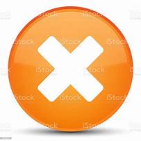 Image result for Orange Round Cancel Icon