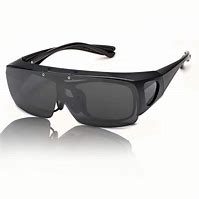 Image result for Wrap around Sunglasses Side View