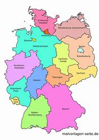 Image result for Bundesland Karte 4Er