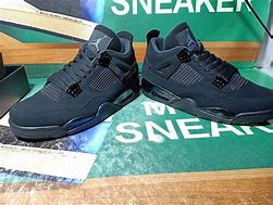 Image result for Jordan 4 Retro Black and White DIY