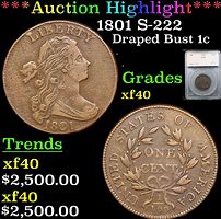 Image result for Draped Bust Large Cent XF40 NGC