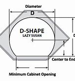 Image result for Lazy Susan Sizes