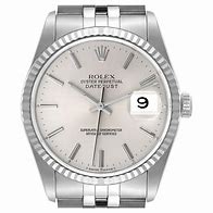 Image result for Rolex Silver Watch