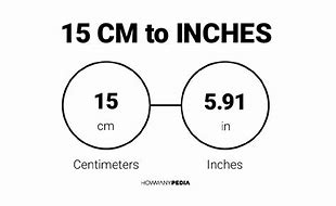 Image result for 15 Cm to Inches Chart