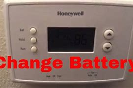 Image result for Change Honeywell Thermostat Battery