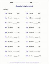 Image result for Measurement Worksheets Grade 8