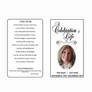 Image result for Celebration of Life Template Free Word