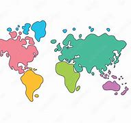 Image result for Continents Cartoon