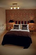 Image result for Red Gold Wallpaper Bedroom