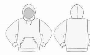 Image result for Blank White Hoodie Template