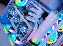 Image result for White Liquid-Cooled PC