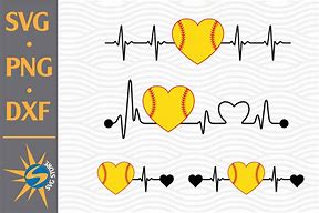 Image result for Softball Heart ClipArt