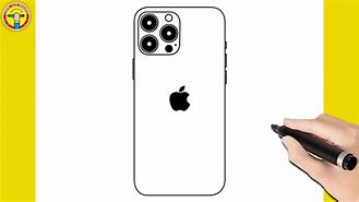 Image result for How to Draw a iPhone 14 ProMax Relistic