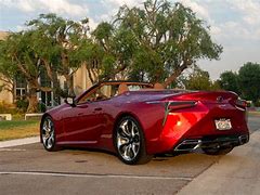 Image result for Lexus LC 500 Convertible Red