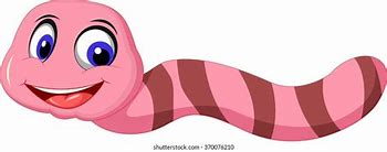 Image result for Pink Worm Cartoon