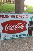 Image result for Coca-Cola Signs Vintage with Outdoors Scene