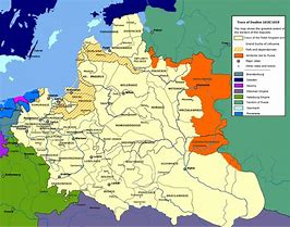 Image result for Granice Polski 1619