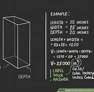 Image result for Cubic Inch Chart