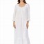 Image result for White Long Sleeve Nightgown