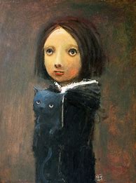 Image result for Black Cat Art