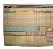 Image result for Cricket Scoring Book