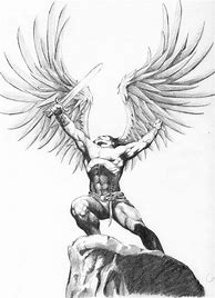 Image result for Warrior Angel Drawing