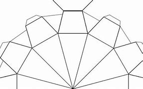 Image result for Blank Diamond Papercraft