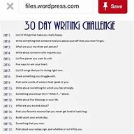 Image result for Thirty Day Writing Challenge