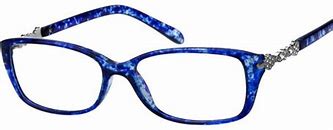 Image result for Crystal Blue Eyeglass Eyeglasses