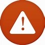 Image result for Warning Icon Transparent