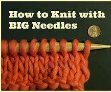Image result for Crochet with Knitting Needle