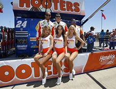 Image result for Hooters NASCAR Shirt