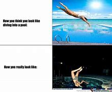 Image result for Guy Floating in Swimming Pool Meme