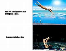 Image result for Man Standing by Pool Meme