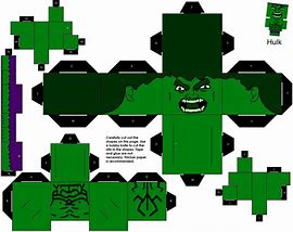 Image result for Hulk Papercraft